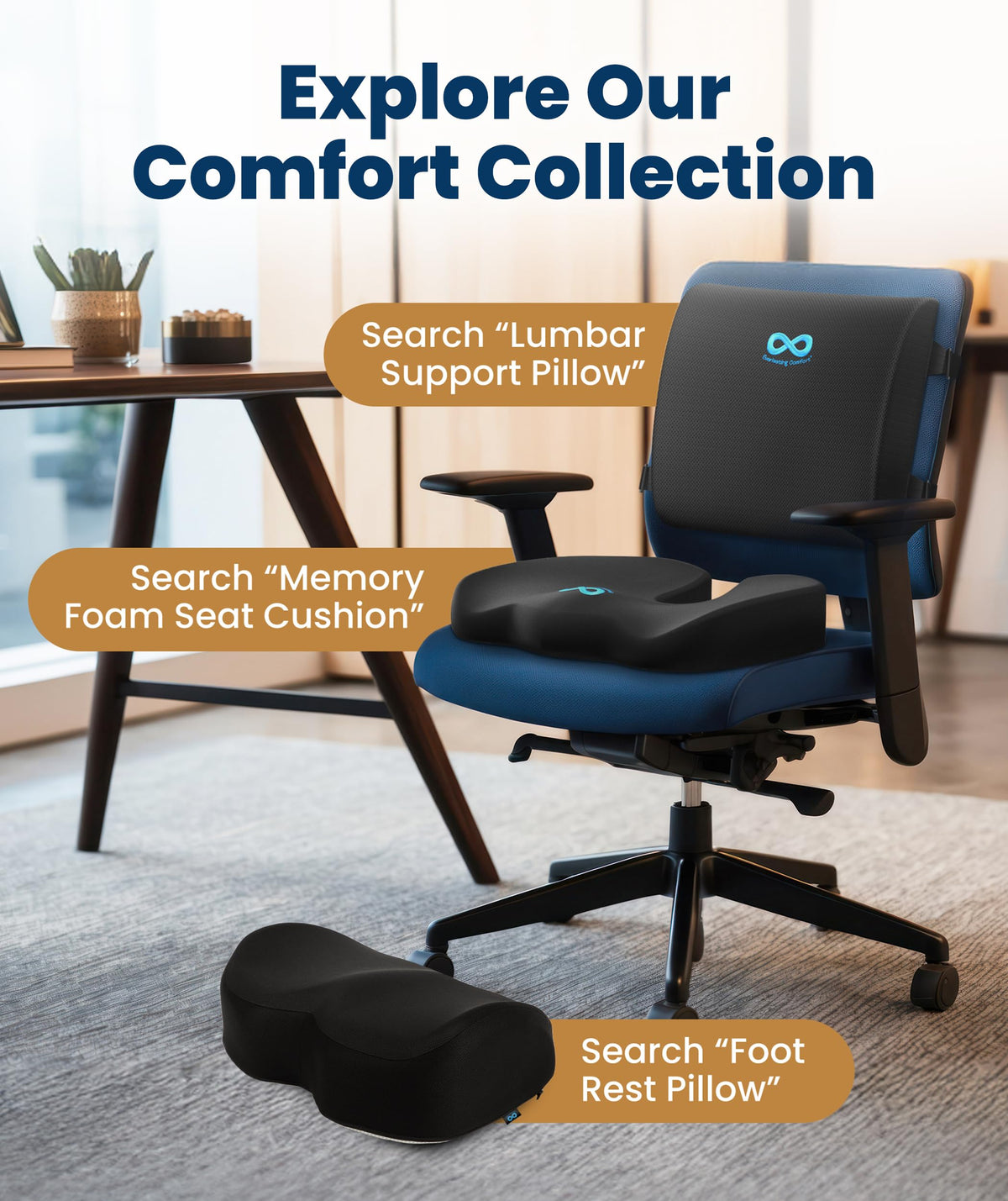 Everlasting Comfort Doctor Recommended Memory Foam Seat